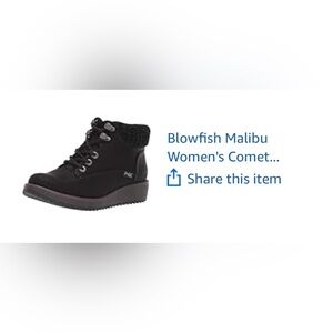 Blowfish Women's Black Comet Boots Size 10